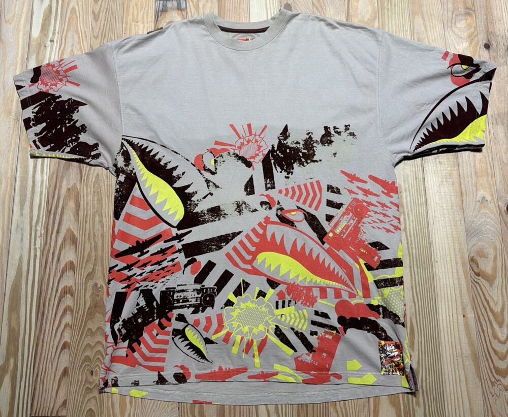 Vtg Akademiks Y2K Men’s 3XL | Strong Arm Brigade Series | Velvet Graphic T-Shirt